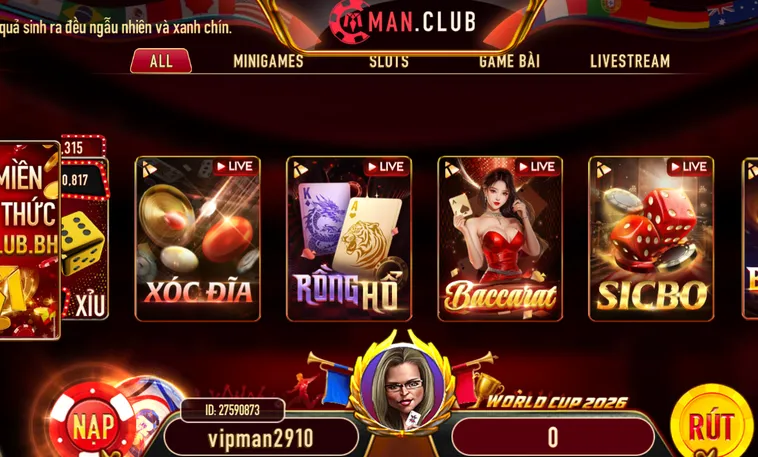 Live Casino Livestream Tại ManClub Điểm Đến Đẳng Cấp Cho Các Tín Đồ Cá Cược