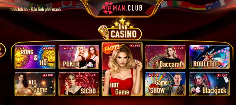 Live Casino Livestream Tại ManClub Điểm Đến Đẳng Cấp Cho Các Tín Đồ Cá Cược