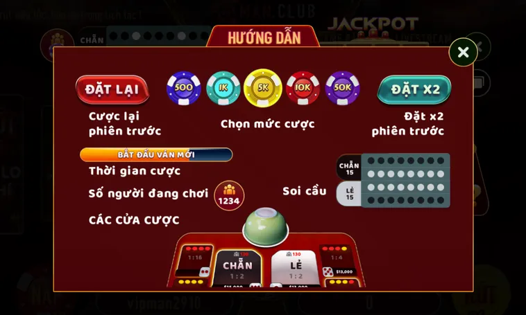 Minigame Mini Xóc Dĩa Tại ManClub Trò Chơi Đỉnh Cao Thu Hút Triệu Game Thủ