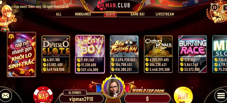 Hệ Thống Nổ Hũ ManClub Đẳng Cấp Nhất Thị Trường Việt Nam