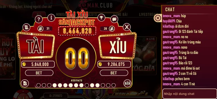 Săn Thưởng Khủng Cùng Tài Xỉu Livestream Tại ManClub Với Trải Nghiệm Đẳng Cấp