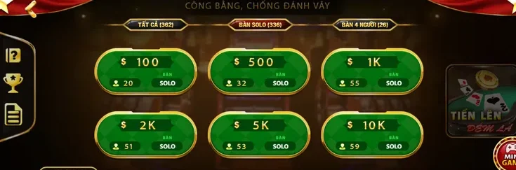 Chinh Phục Thử Thách Solo Tiến Lên Đếm Lá Tại ManClub Đẳng Cấp Nhất Thị Trường