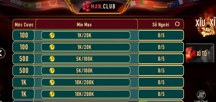 Trải Nghiệm Đỉnh Cao Với Siêu Phẩm Game Bài Xì Tố Tại ManClub Siêu Hấp Dẫn